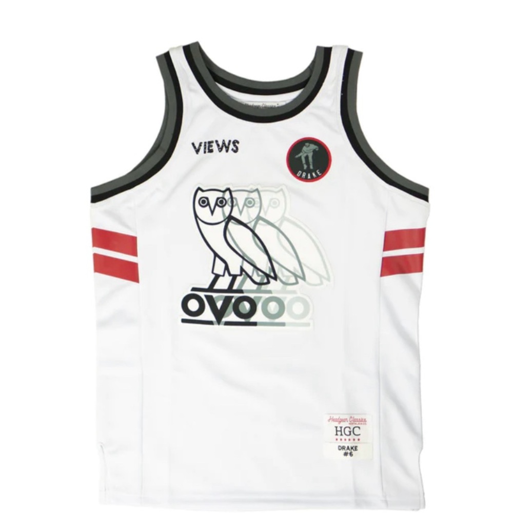 Drake OVO Views Headgear Classics basketball Jersey